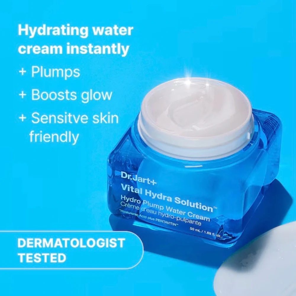 Dr. Jart Vital Hydra Solution Water‎ Cream Glow Moisturizer With Hyaluronic Acid